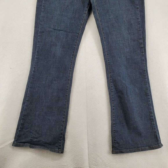 Lee Jeans Women's Sinfully Soft Cotton Blend Boot Cut Dark Wash Blue Size 30/32 - Picture 3 of 10